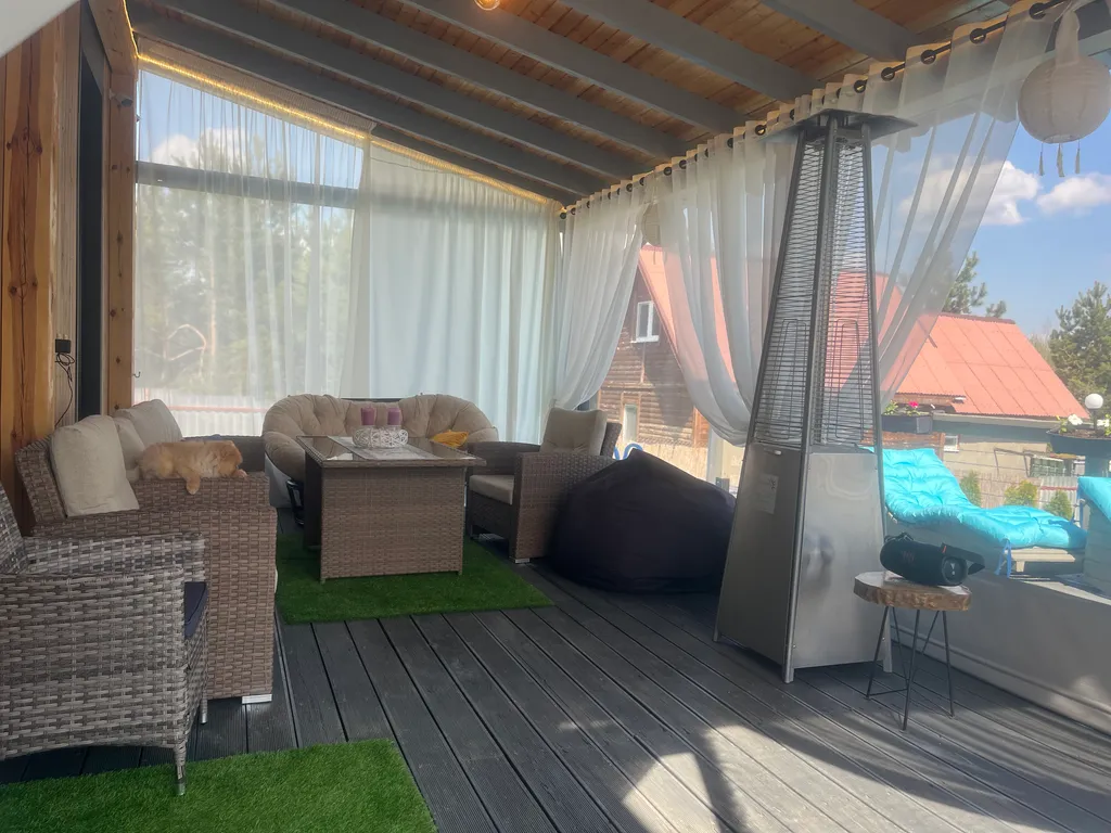 Бунгало Эко Premium из дерева с бассейном