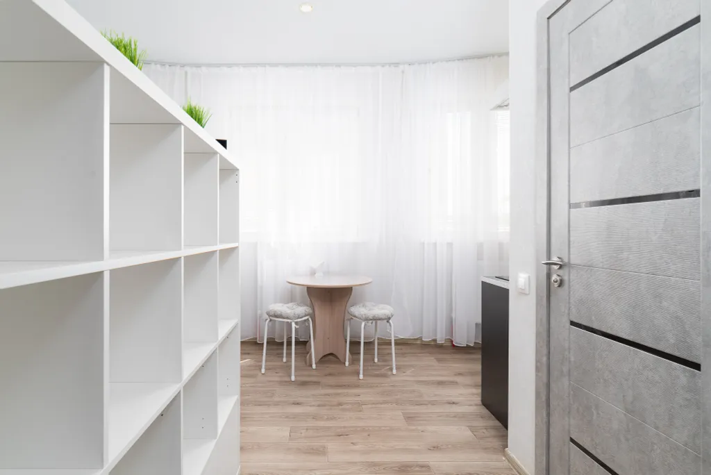 Шикарная студия для двоих с дизайнерским ремонтом