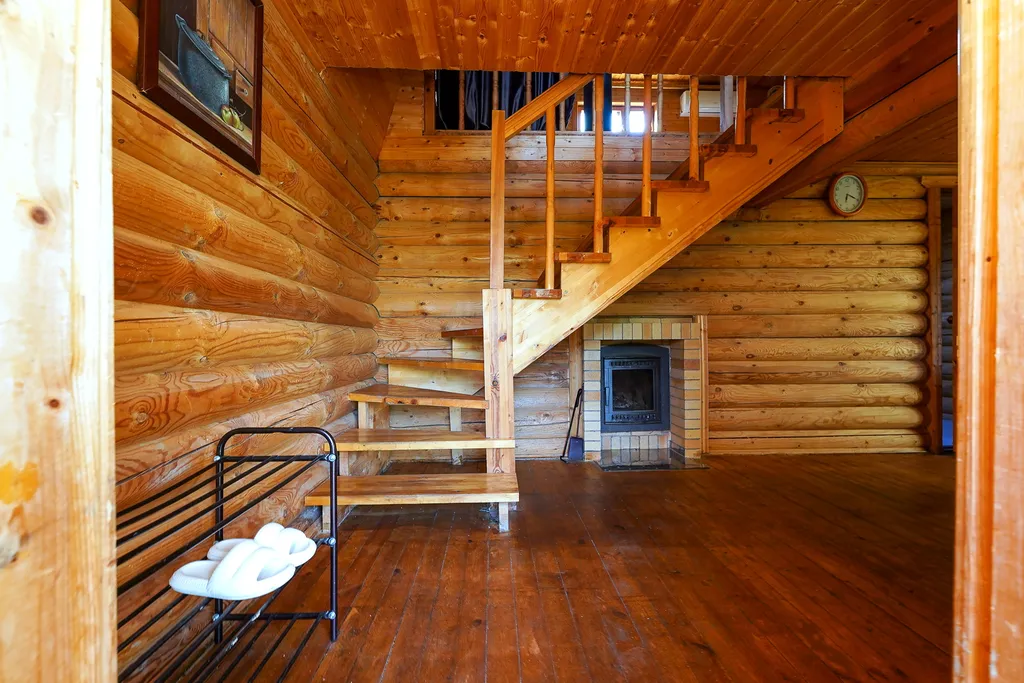 Эко-дом из Сруба с бассейном