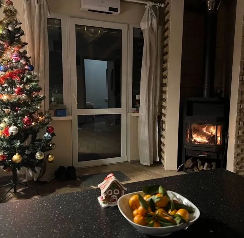 Уютный дом на берегу озера с сауной