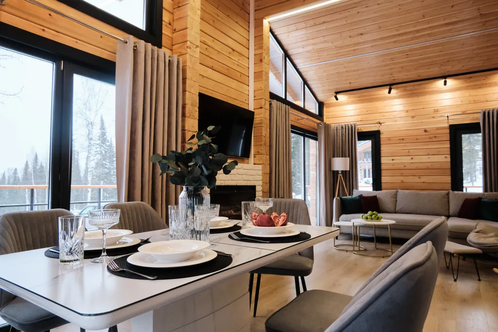 Двухкомнатный дом с сауной