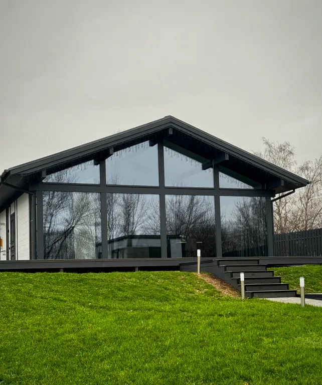 Настоящий панорамный дом