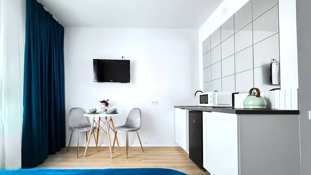 Современная студия для отдыха и командировки