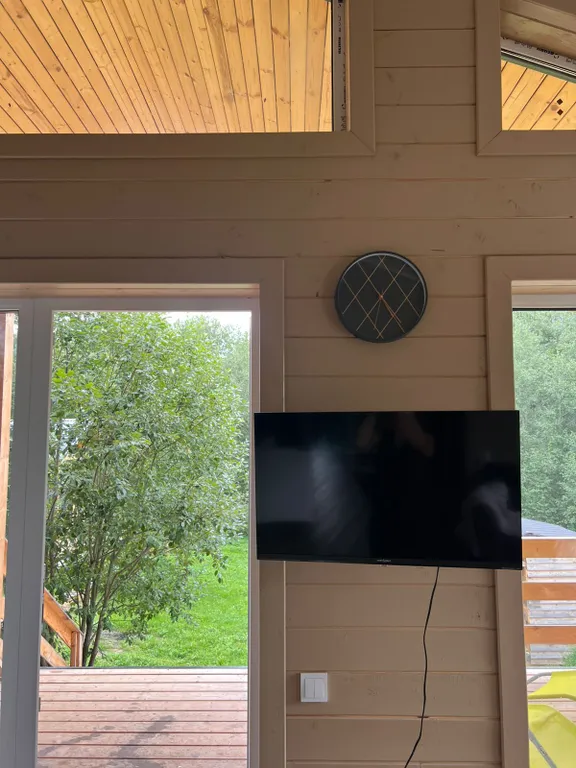 Просторный дом с баней и чаном