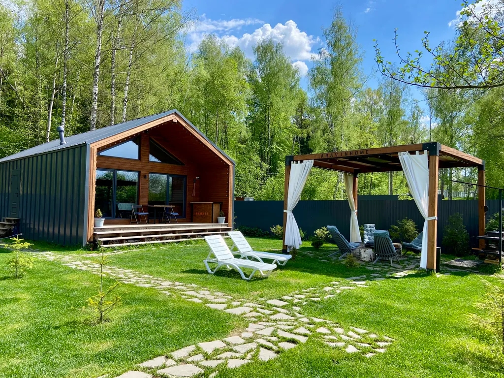 Коттедж Дом в стиле Barn house в окружении леса — аренда посуточно в Домодедово