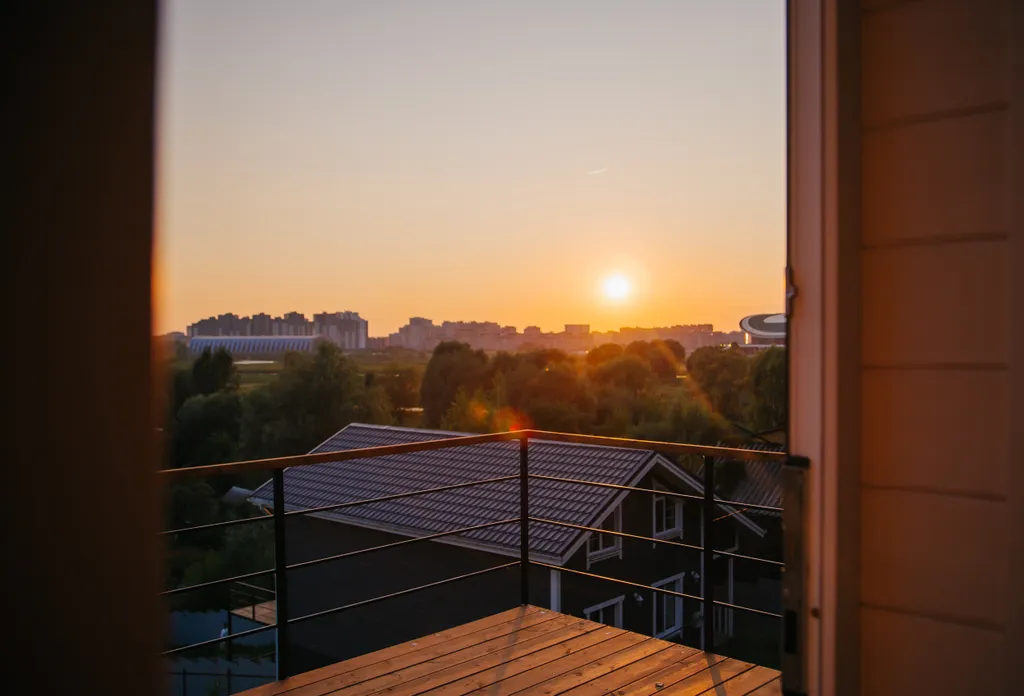 Коттедж Домик A frame с потрясающим видом на Казанку (white) — Казань