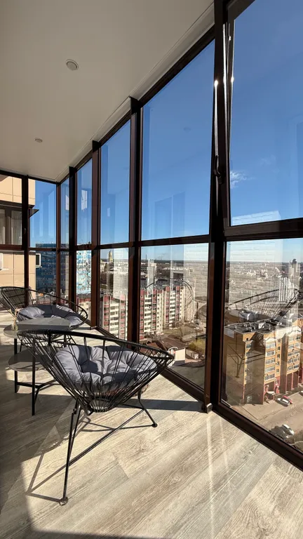 Уютная однокомнатная квартира в центре города с прекрасным видом