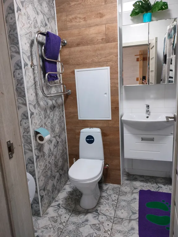 Уютная студия в новостройке с панорамными окнами