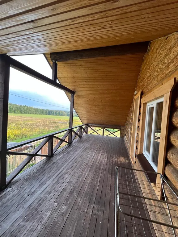 Зимний дом из бревна