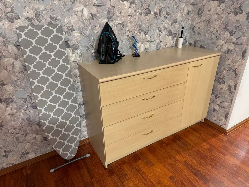 Просторная однокомнатная квартира с высокими потолками