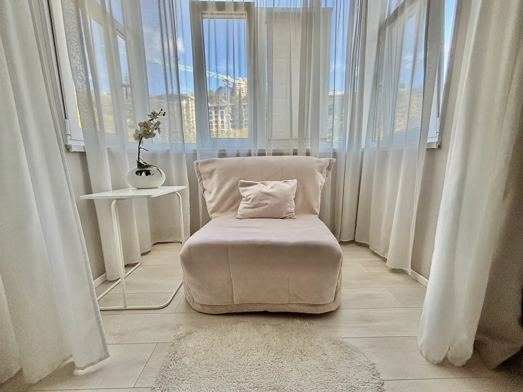 Светлая квартира в 5 минутах от моря