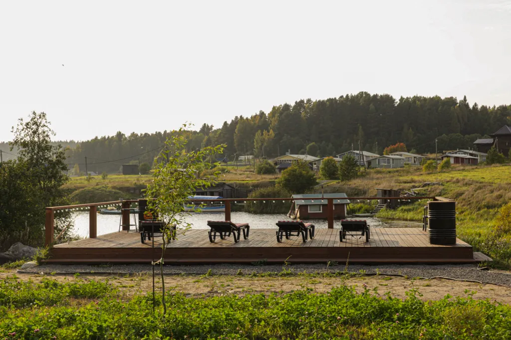 Коттедж Дом Афрейм светлый с подогреваемой купелью Лисичкино — Микли