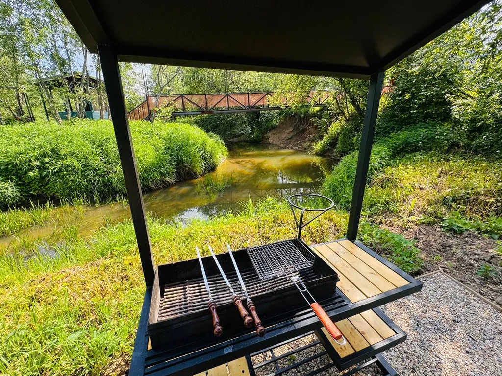 Дом для отдыха River 3 (банный чан, мангальная зона)