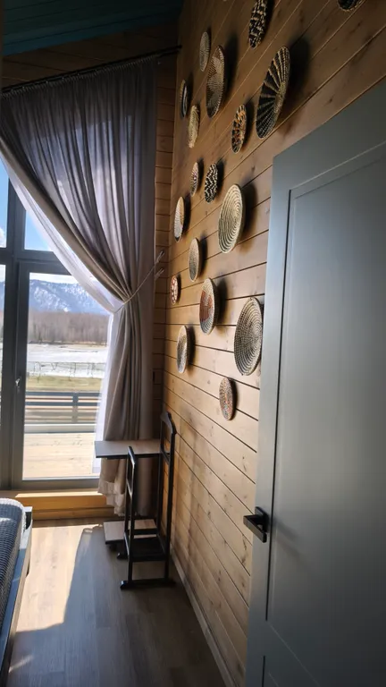 Современный 2-комнатный дом на слиянии рек Тихий берег