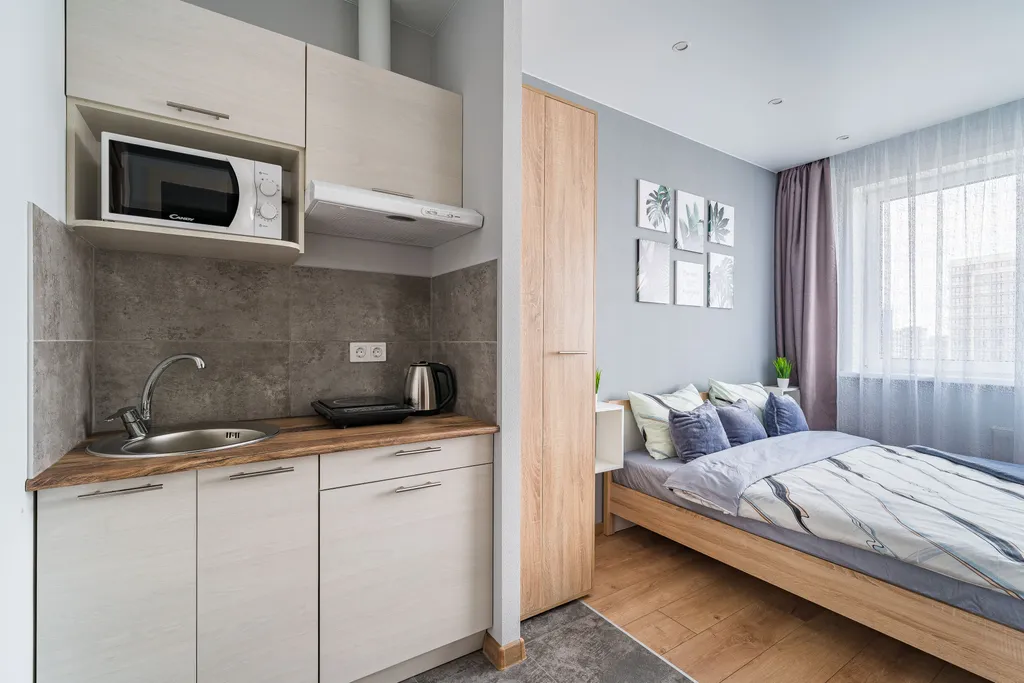 Стильная уютная студия On The Wave в ЖК Minsk World