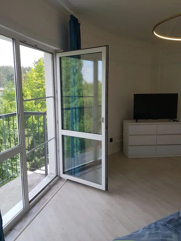 Просторная квартира с видом на лес