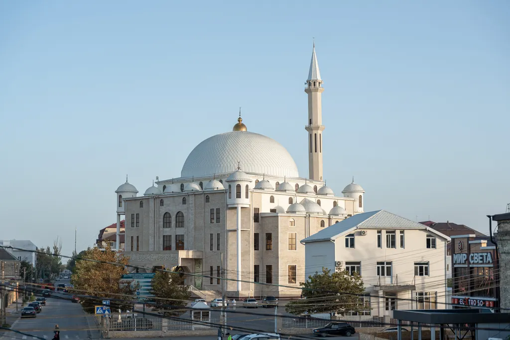 Апартаменты с видом на достопримечательность большую белую Месеть