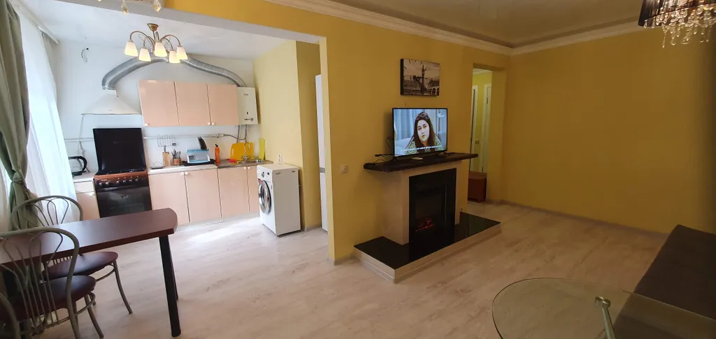 Евродвушка с кондиционером и камином