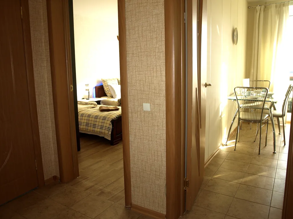 Уютная квартира с большой плазмой и двумя раздельными кроватями