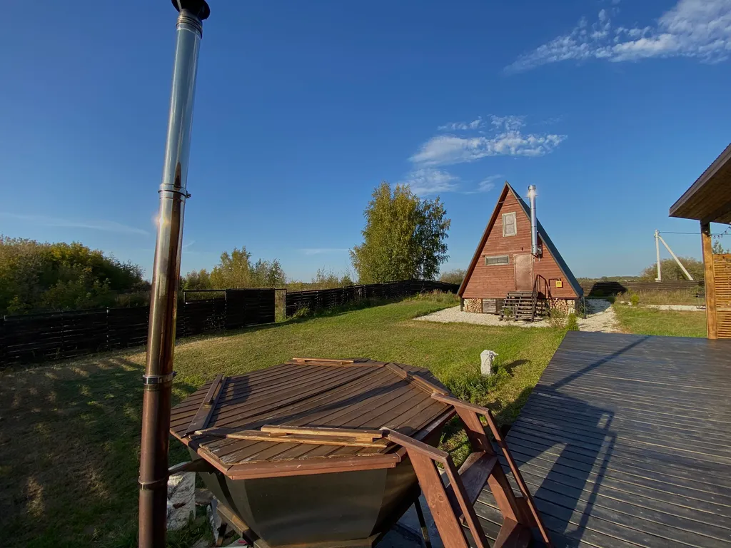 A-frame на берегу Волги