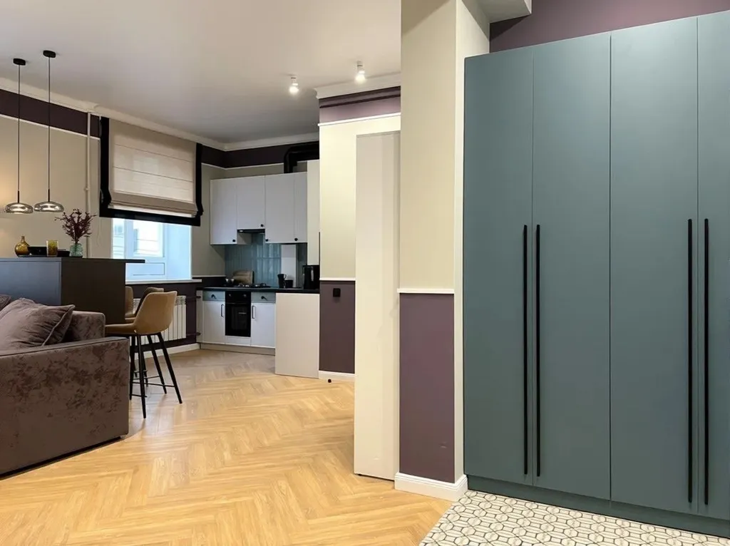 Просторная квартира с современным дизайнерским ремонтом