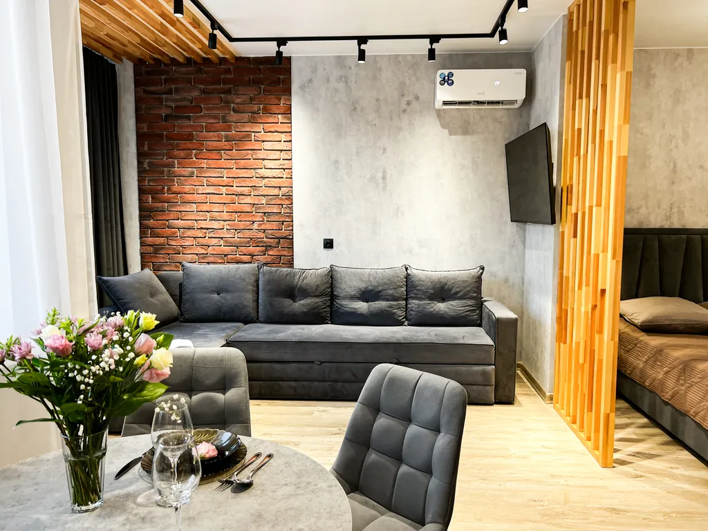 Квартира Черника - дизайнерские апартаменты с видом на горы — Сириус