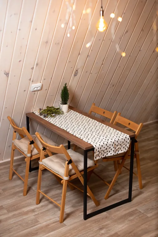 Сказочный дом для отдыха с панорамной банькой на дровах Hygge House