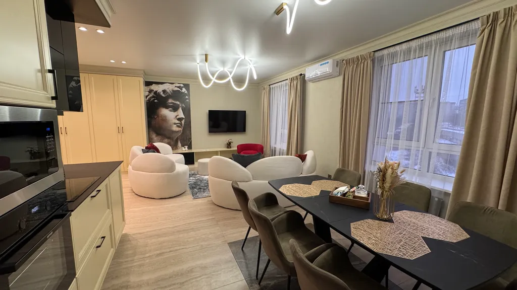 Стильная квартира с изысканным ремонтом