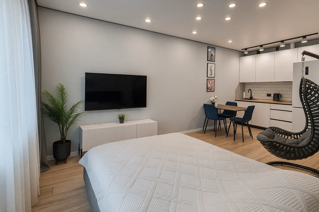 Апартаменты рядом с горнолыжным комплексом Квань и зоопарком