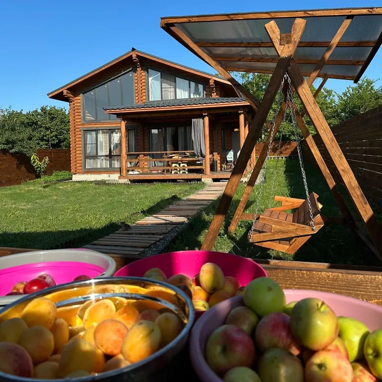 Дом из сруба в Самурском лесу