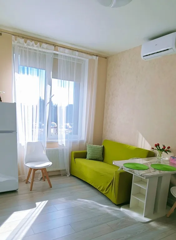 Уютная большая студия с балконом