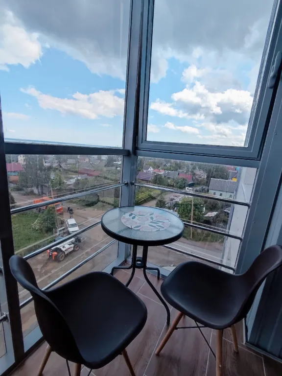 Новая евродвушка с видом на Онежское озеро