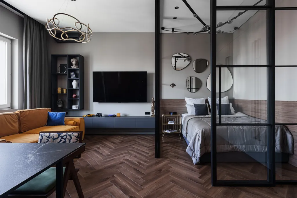 Квартира Роскошный дизайнерский Пентхаус с панорамным видом - центр Взлетки — аренда посуточно в Красноярск