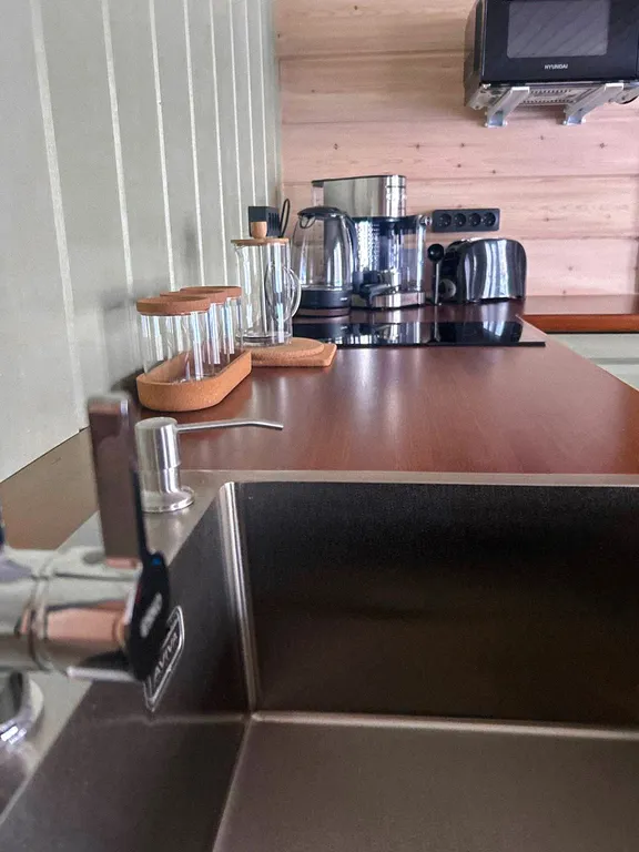 Барн хаус с прекрасным видом на лес