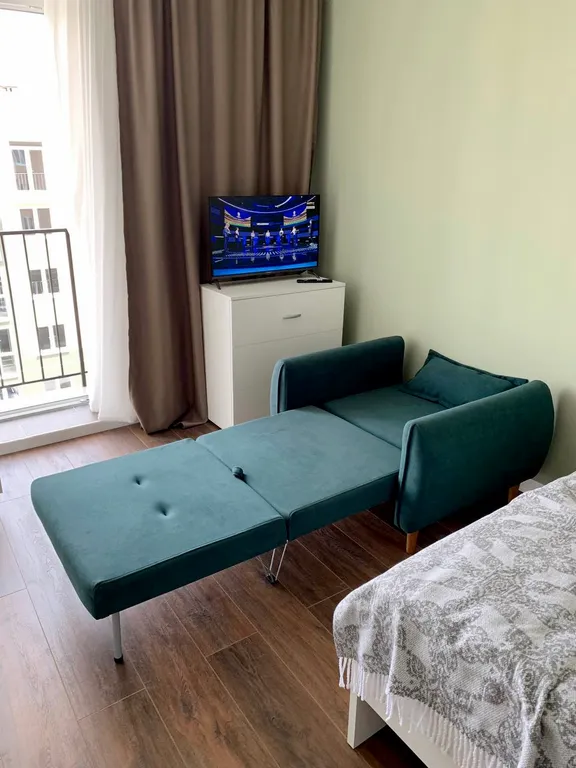 1-комнатная квартира с новым ремонтом на море