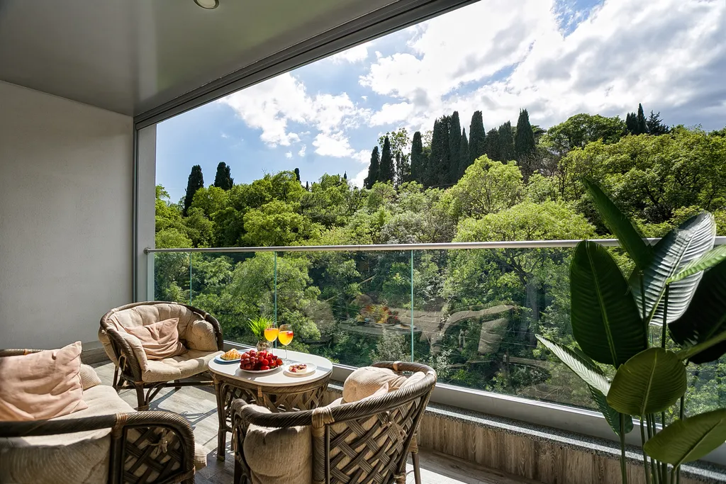 1-комнатная с видом на парк в приморском парке