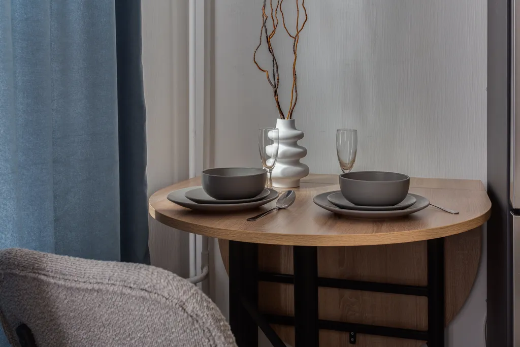 Студия на высоком этаже с ванной