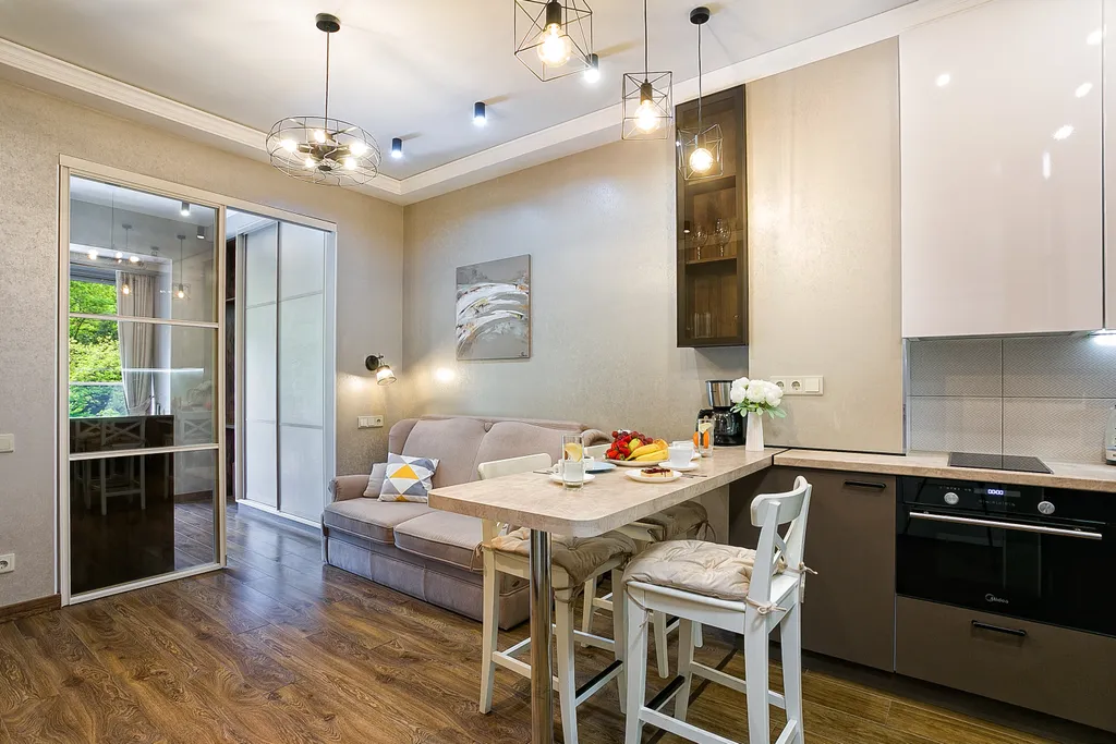 1-комнатная с видом на парк в приморском парке