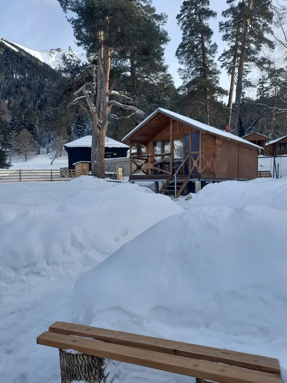 Шале с видом на горы