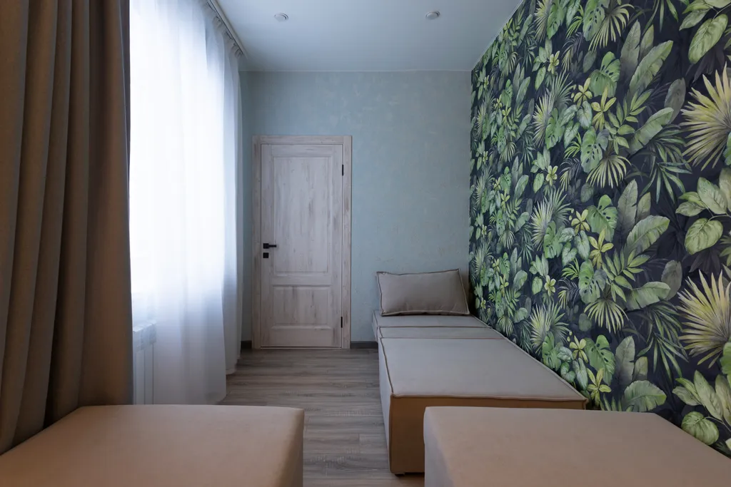 Семейный дом с тремя спальнями, мангалом и баней