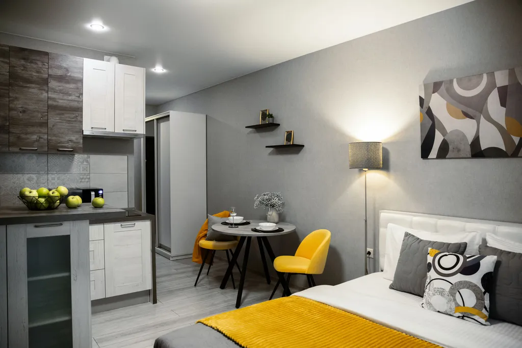 Квартира Квартира Видовая студия с панорамным балконом в ЖК Арго — Самара