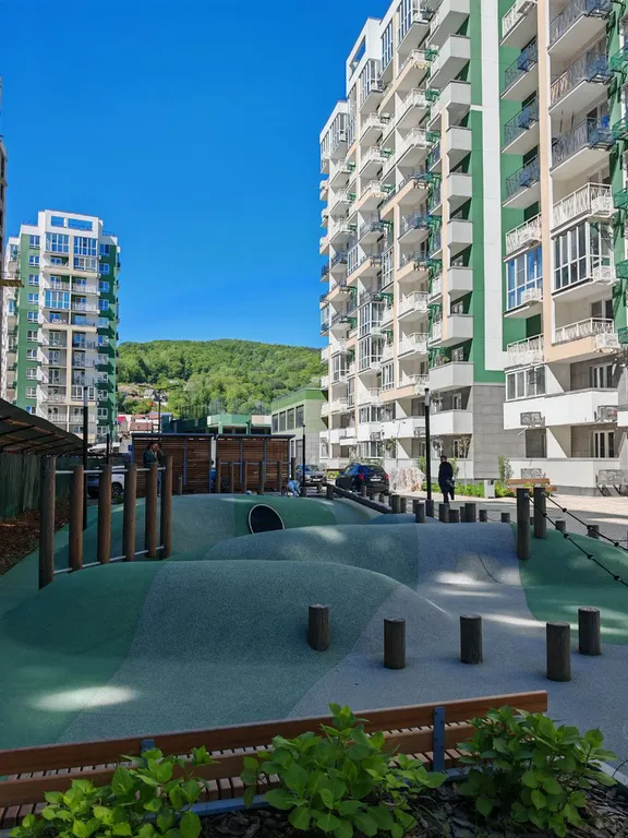 Квартира с новым ремонтом в прекрасном ЖК рядом с пляжами