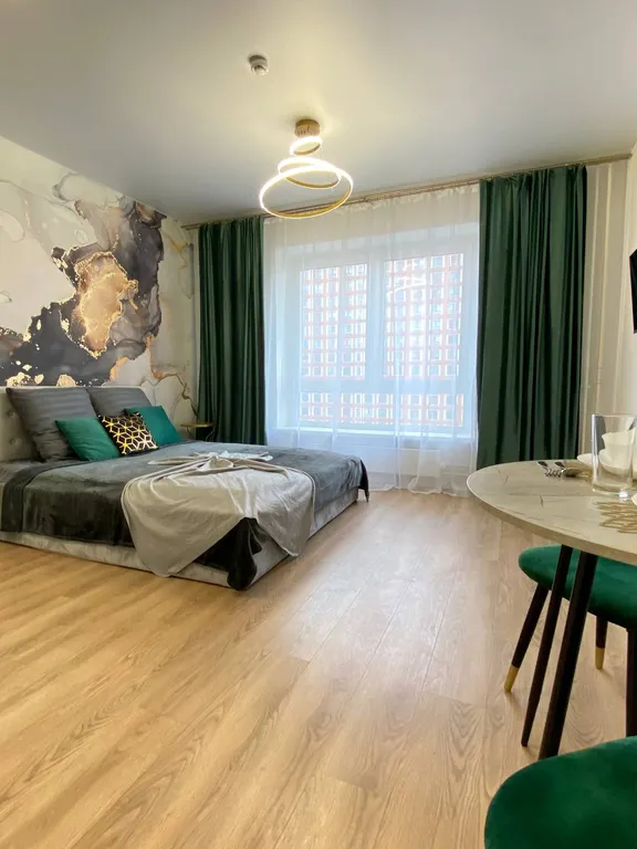 Уютная студия с дизайнерским ремонтом