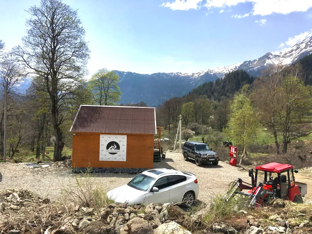 Коттедж Коттедж Полулюкс с двухспальной кроватью — Архыз