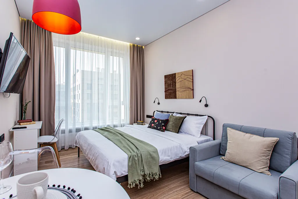 Квартира Эстетика и уют — студия 2 в ЖК ESTET рядом с MEGA — Алматы