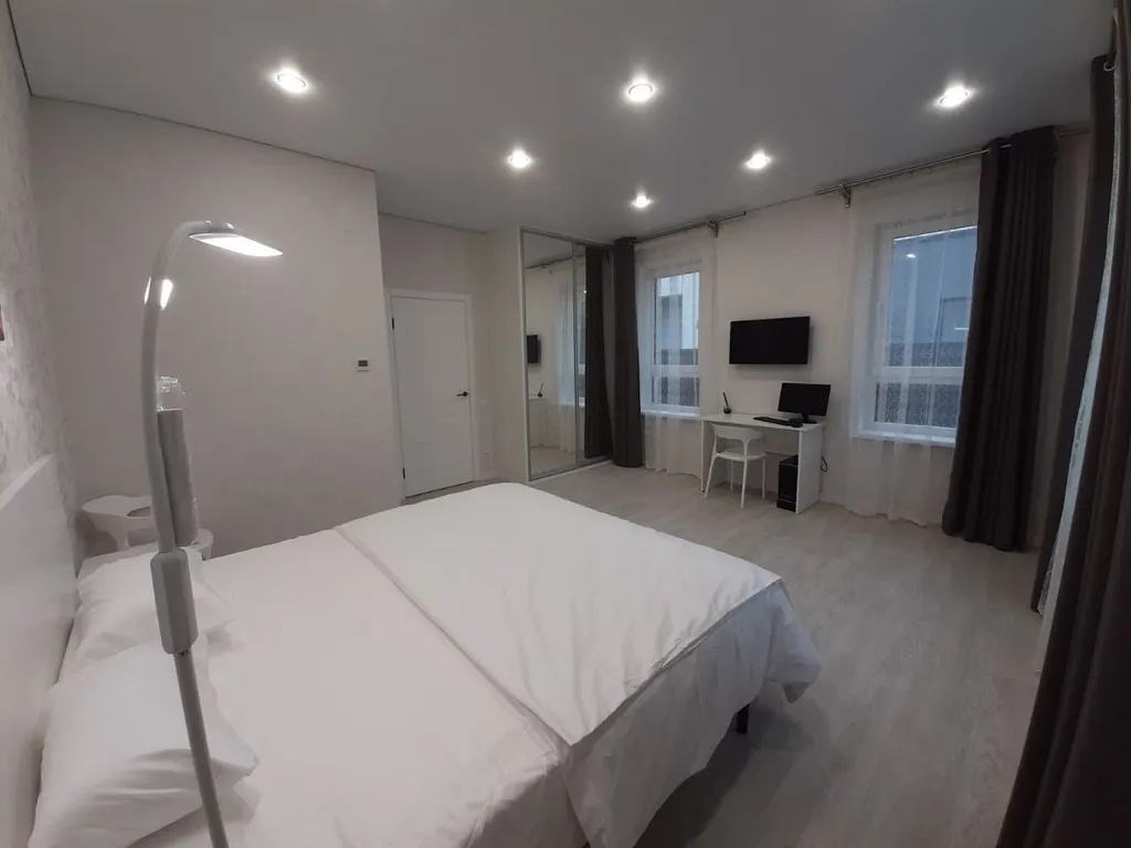 Квартира с участком, барбекю зона, закрытая территория, парковка