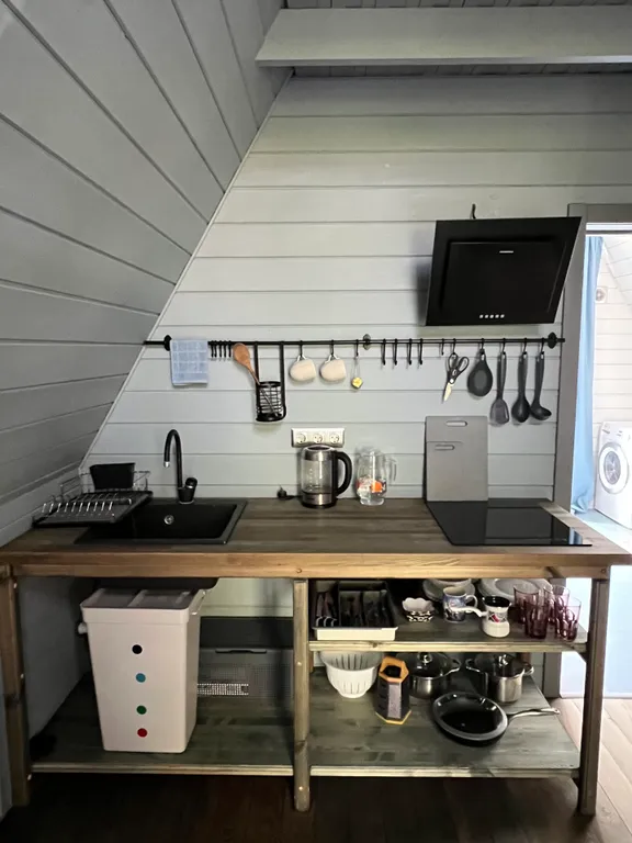 Уютный дом A-Frame в лесу