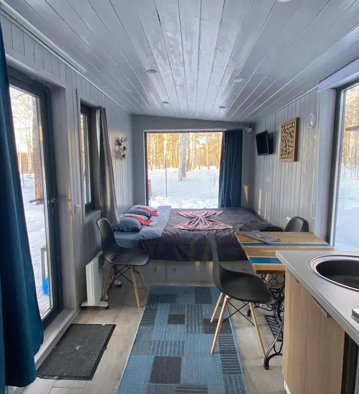 Домики с баней и чанами в Верхнем Дуброво