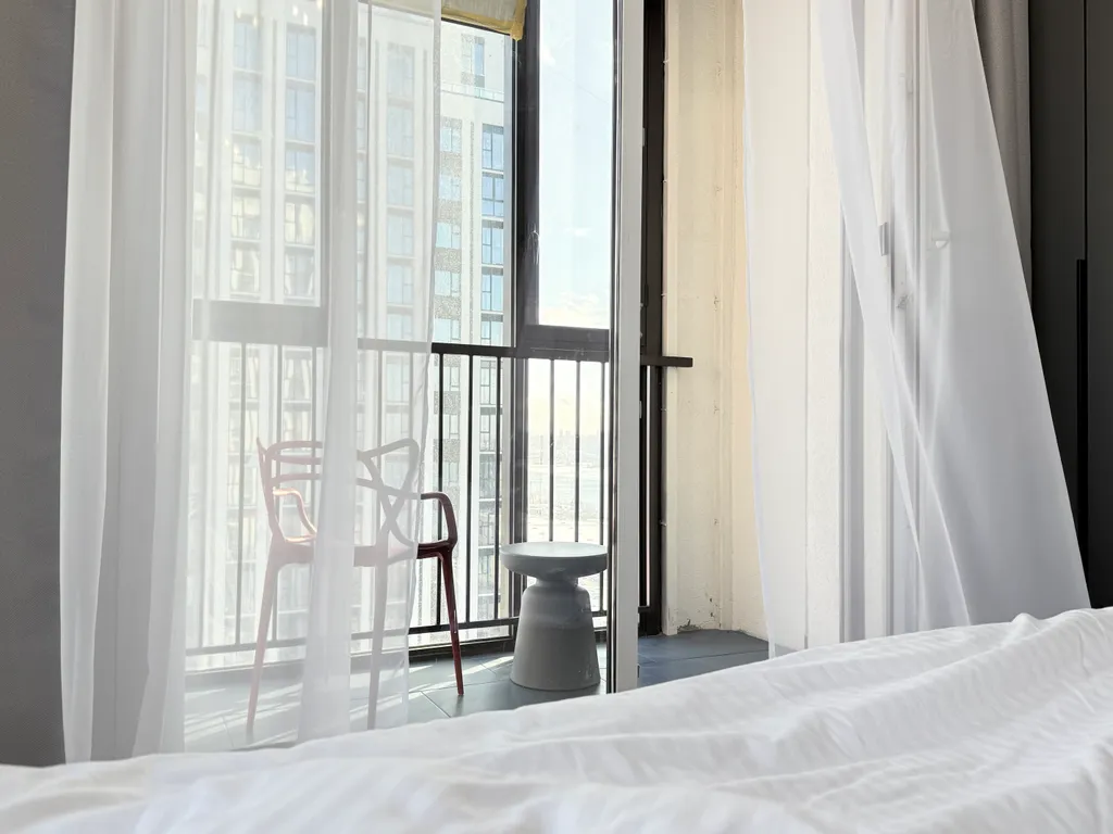 Квартира Квартира Яркий дизайн, панорама на реку прямо с кровати — Новосибирск