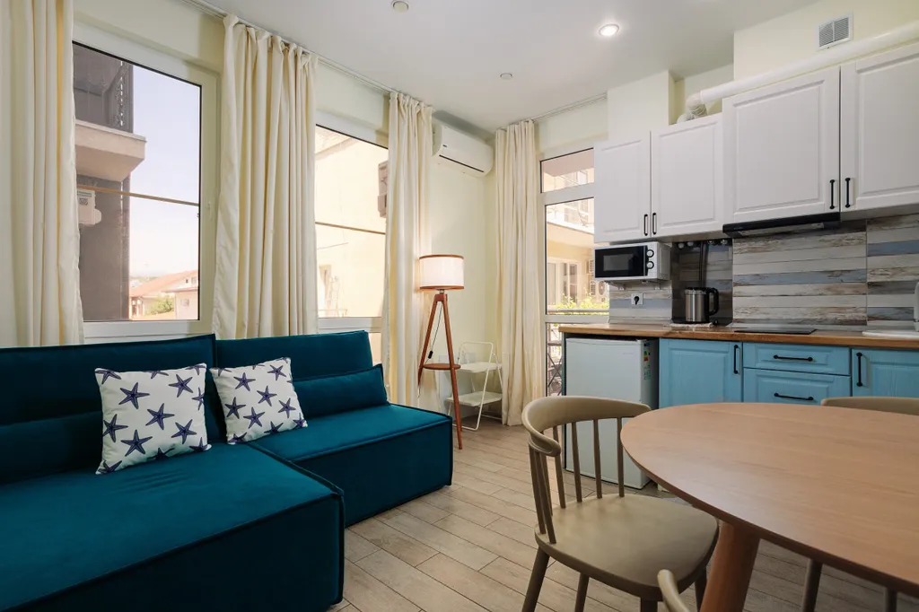 Квартира Светлая квартира "Море апартаментов", шаг до Олимпийского парка — Сириус